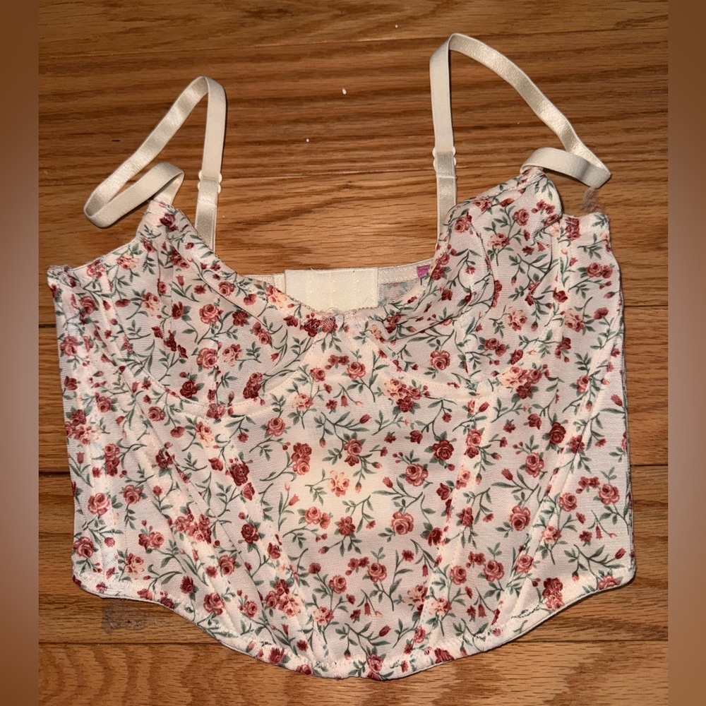 Floral corset
